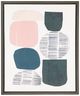 Olliix by Urban Habitat Multi-Colored Set of 2 Grey Rock Garden Gel Coat Framed Canvas-3