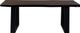 Porter International Designs Manzanita Midnight Coffee Table with Trapezoid Base-1