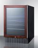 Summit® 4.2 Cu. Ft. Glass/Panel Ready Frame Built-In Beverage Cooler-1
