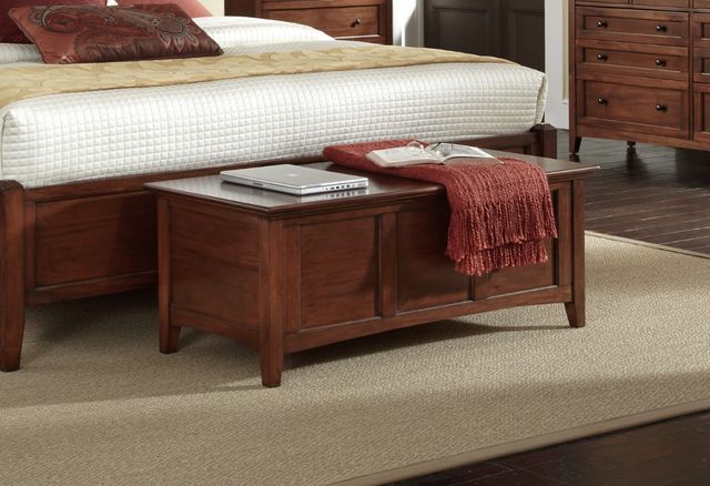 A-America® Westlake Cherry Brown Cedar Lined Blanket Trunk-1