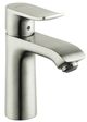 Hansgrohe Metris Brushed Nickel 1.2 GPM Single-Hole Faucet 110 with Pop-Up Drain-0
