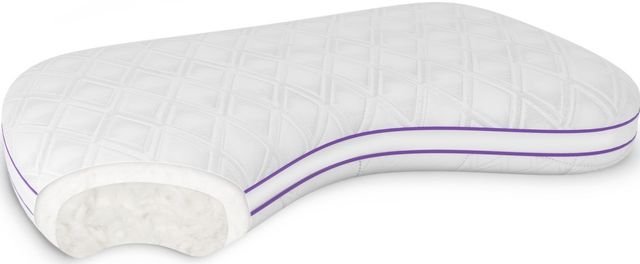 Glideaway® Quest Low Profile Medium-Firm Memory Fiber Standard Pillow-3