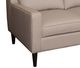 Porter International Designs Lazio Cream Leather Sofa-1