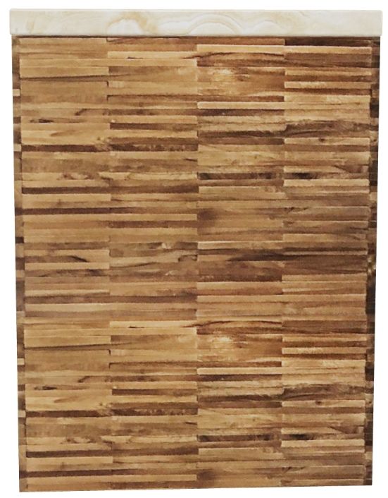 Modus Furniture One Onyx Top End Table with Natural Base-3
