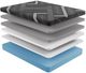 Diamond Mattress® Dreamstage Onyx Ice 2.0 Memory Foam 14" Medium Tight Top King Mattress in a Box-2