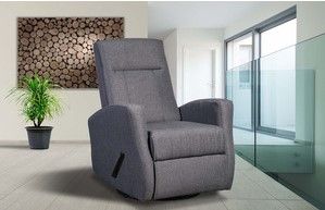 Mazin Furniture Gage Dark Gray Glider Recliner Chair-3