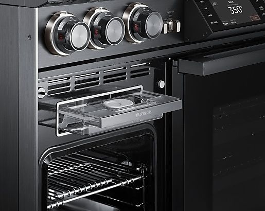 Dacor® 48" Graphite Stainless Pro Style Dual Fuel Range-3