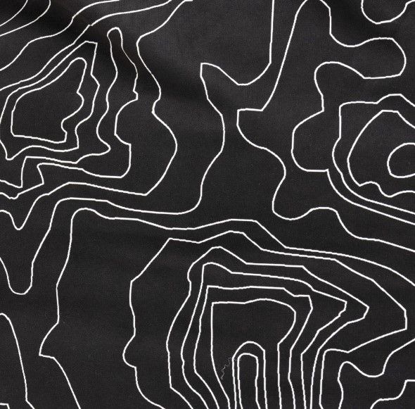CordaRoy's® Black Topo Queen Bean Bag-2