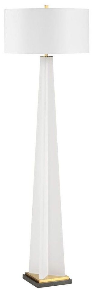 Uttermost® Rosin White Floor Lamp-0