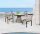 CabanaCoast® Customizable Cove Synthetic Fiber 42" Outdoor Round Bar Table-4