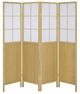 Coaster® Edwards Natural 4-Panel Room Divider Folding Shoji Screen-3