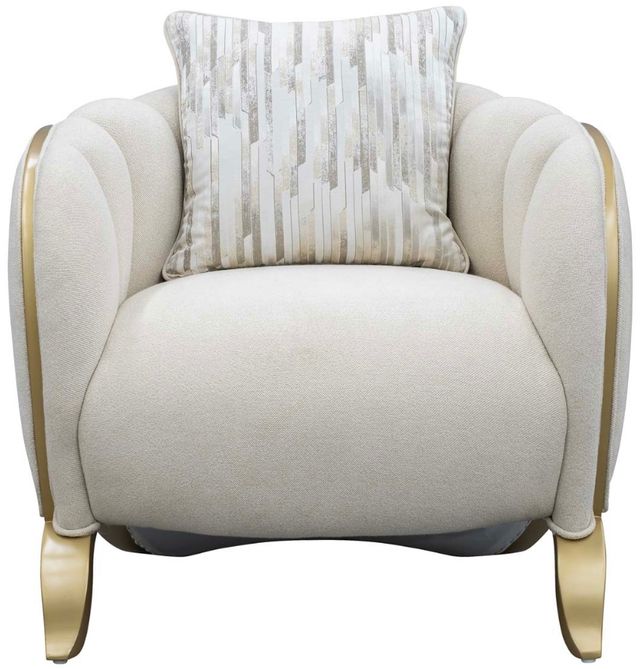 Michael Amini® Scotts Square Light Champagne Matching Accent Chair-1