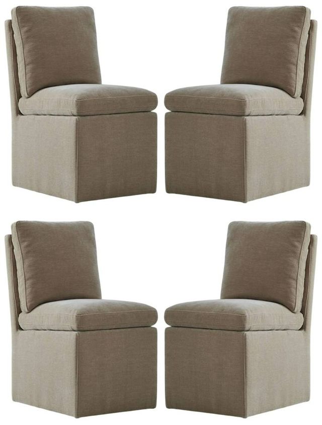 Liberty Furniture 4-Piece Wicker Pillowtop Dining Side Chair Set-0