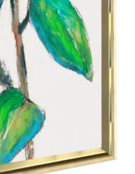 Stylecraft Greener Green/Gold/White Wall Art-1