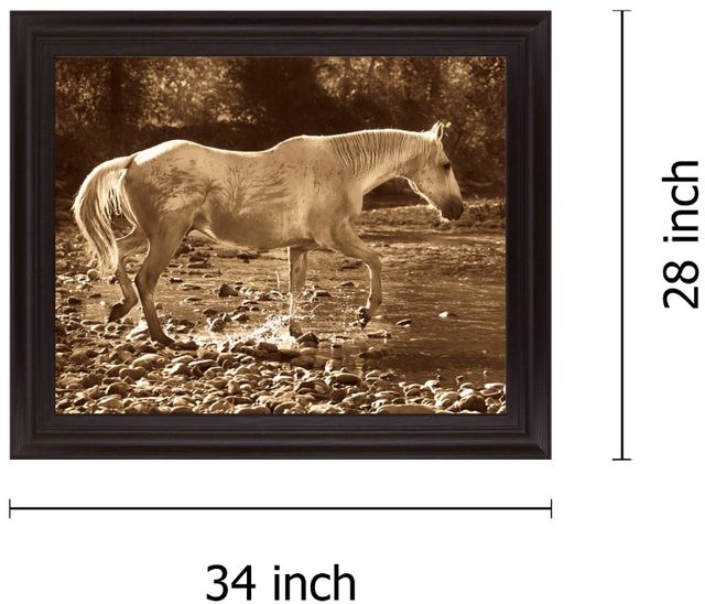 Classy Living Sepia River Stroll Wall Art-1