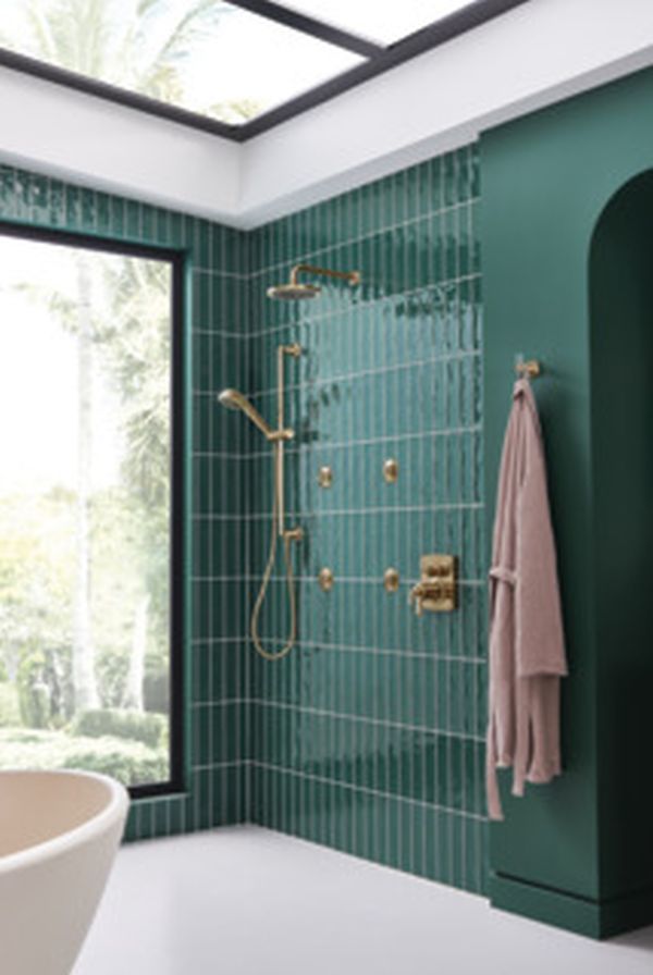 Brizo Allaria® Brilliance® Luxe Gold® Multi-Function Slide Bar Handshower-2