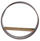 A & B Home 5-Piece Gunmetal Round Wall Planter Set-1