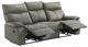 Elements International Wildcat Aviarah Gray Manual Motion Reclining Sofa-2