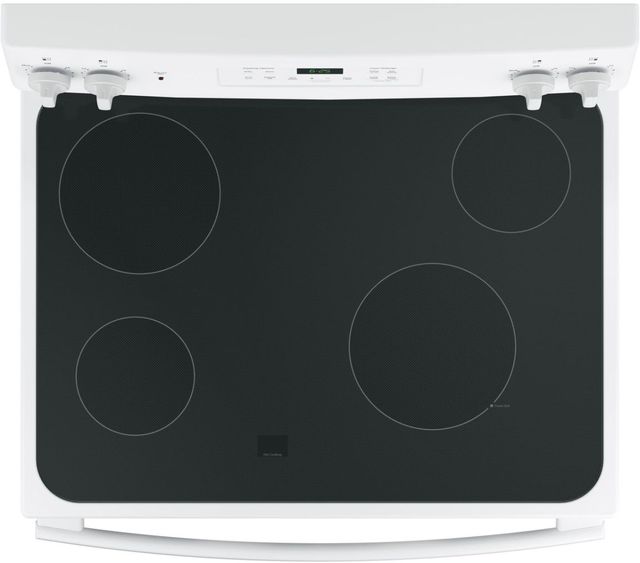 GE® 30" White Free Standing Electric Range-3