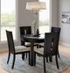 Jofran Inc. Urban Icon Glass Top Round Dining Table with Black Base-1
