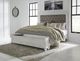 Benchcraft® Kanwyn Whitewash King Storage Panel Bed-1