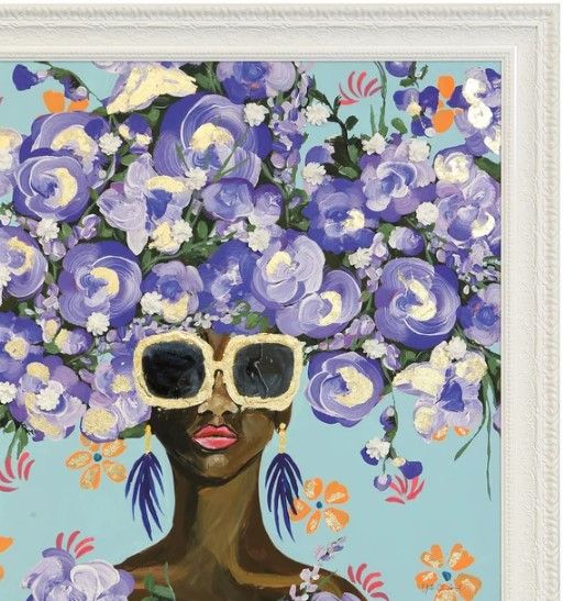 Stylecraft Sunning in Florals II Wall Art-1
