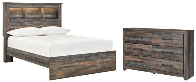 Signature Design by Ashley® Drystan 2-Piece Multi Full Bookcase Bed-0