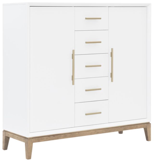 Legacy Classic Melrose Cloud White/Dessert Oak Chest-0