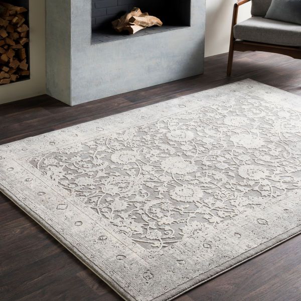 Surya Tibetan Medium Gray 4'x6' Area Rug-2