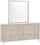 Michael Amini® Lotus Bay Sand Large Dresser with Mirror-0