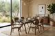 New Classic® Home Furnishings Oscar 7-Piece Natural/Walnut Dining Table Set-1