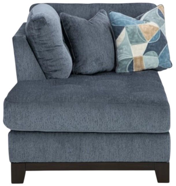 Benchcraft® Maxon Place 3-Piece Navy Left-Arm Facing Sectional and Chaise-3