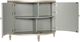 Hooker® Furniture Melange Marguerite Champagne Leaf 2-Door Demilune Chest-4