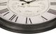 Monarch Specialties Inc. Brown 30" Oversized Round Wall Clock with Roman Numerals on Antique Backgro-1