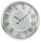 A & B Home Hereford Silver Transitional Round Wall Clock-0