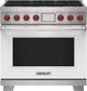 Wolf® 36" White Pro Style Dual Fuel Range-1