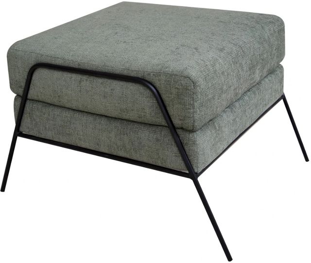 International Furniture Direct Tyne Olive Ottoman-0
