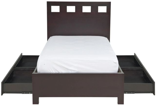 Modus Furniture Nevis Riva Espresso California King Storage Panel Bed-2