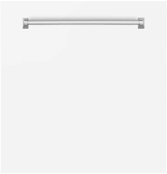 Zline Monument Series 24" White Matte Dishwasher Panel-3