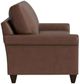 Bassett® Furniture Customizable True Custom® Leather Roll Arm Sofa-2