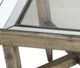 A & B Home Jordan Brown Mirrored Side Table-1