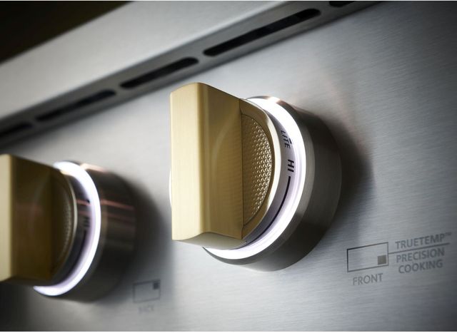 Monogram® Statement Collection 36" Stainless Steel Pro Style Dual Fuel Natural Gas Range-10