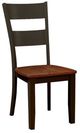 American Wholesale Furniture Black/Cherry Dining Chair-0