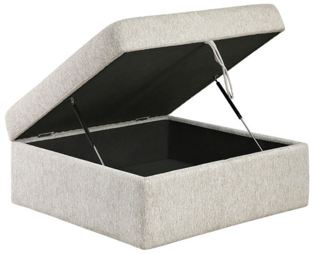 Homelegance® Isla Sand Storage Ottoman with Casters-3