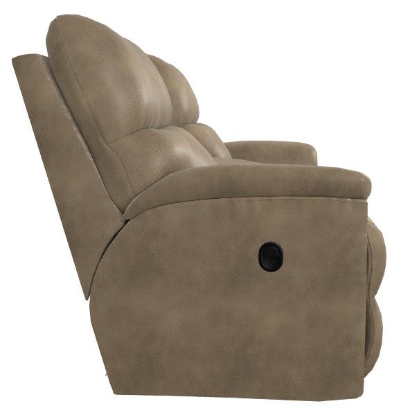 La-Z-Boy® Brooks Mushroom Manual Reclining Loveseat with Console-2