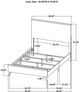 Coaster® Kaywood 4-Piece Natural Pine Full Bedroom Set-4