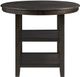 Elements International Amherst Dark Counter Dining Table-1