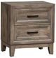Liberty Furniture Ridgecrest Cobblestone Nightstand-0