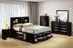 Furniture of America® Zosimo 4-Piece Black Queen Bedroom Set-0