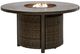 Signature Design by Ashley® Drakes Beach 3-Piece Beige/Dark Brown Aluminum Outdoor Conversation Set-3